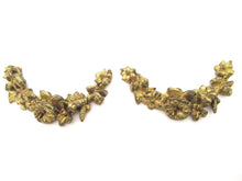 1 (ONE) Antique solid brass ormolu ornament, furniture decoration, salvage hardware.