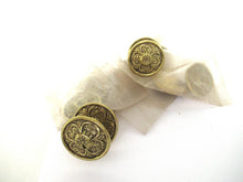 1 (ONE) Antique brass Drawer knob, Cabinet pull. Brass cabinet hardware.
