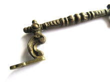 Drawer pull, Antique Brass Cabinet Pull, Furniture Hardware, Drawer Handle.