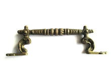 Drawer pull, Antique Brass Cabinet Pull, Furniture Hardware, Drawer Handle.