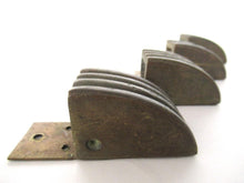 Set 4 pcs Brass Paws, Antique Solid Brass Claws / Feet, Cabinet Hardware, Foot.