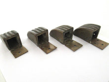 Set 4 pcs Brass Paws, Antique Solid Brass Claws / Feet, Cabinet Hardware, Foot.