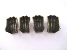 Set of 4 Brass Lion Paws, Solid Brass Claws / Feet, Cabinet Hardware, Foot.