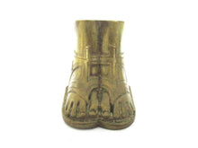 Antique brass Feet, Cabinet Hardware, Pediment Feet.