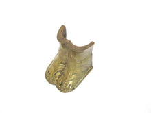 Antique brass Feet, Cabinet Hardware, Pediment Feet.