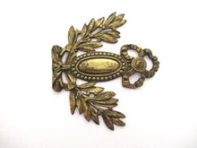 Antique Brass furniture applique, embellishment, pediment.