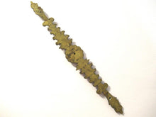 Brass Antique Cabinet Ornament Furniture Applique. Decoration mount, Authentic hardware, restoration supplies.