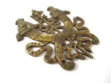 Antique Brass applique, ornament, embellishment, pediment.