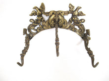 Brass Coat Rack, Fish, dragon, birds, Hall entry decor.