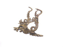 Brass Coat Rack, Fish, dragon, birds, Hall entry decor.