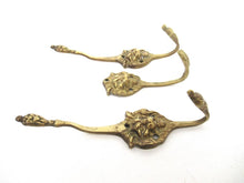 Set 3 pcs Antique Brass Lion Head Coat hooks, Wall hooks.