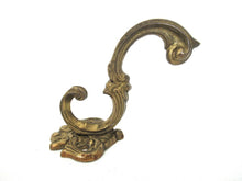 1 (ONE) Solid Brass Ornate Wall hook, Coat hook made in Italy. #836G21FK8