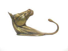 Set of 3 pcs Solid Brass Horse Head Wall hooks, Coat hooks, Hanger, horse head.