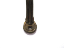 Authentic vintage cabinet handle including keyhole cover, escutcheon.