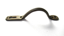 Authentic vintage cabinet handle including keyhole cover, escutcheon.