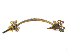 Antique Drawer Handle. Ornamental Furniture Applique. Drawer embellishment. Authentic 19th century hardware.
