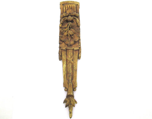 Antique Ornament Furniture Applique. Decoration mount, Embellishment, pediment, restoration supplies.