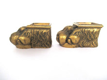 Set of 2 Solid Brass Lion Claw or Foot. Authentic furniture restoration supplies.