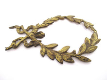 Authentic Brass Wreath Embellishment, Furniture Hardware. Restoration supply.