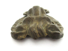 Solid Brass Lion Head Door Knocker.