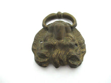 Solid Brass Lion Head Door Knocker.