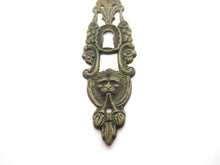 Lion Head Keyhole Cover, escutcheon, keyhole frame, victorian style.
