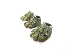 Set of 3 Brass Lion Paws, Antique Solid Brass Claws / Feet.