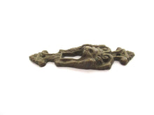 Antique Ornate Keyhole cover lion head, escutcheon, key hole, Empire, keyhole plate, solid brass.