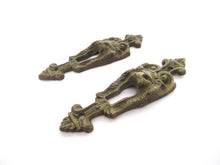 Antique Ornate Keyhole cover lion head, escutcheon, key hole, Empire, keyhole plate, solid brass.