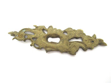 Antique ornate Keyhole Cover 5 inch, escutcheon, keyhole frame, victorian style.