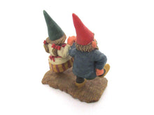 Gnomes on wooden shoes 'What a Beautiful Day' Gnome figurine after a design by Rien Poortvliet.