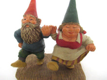 Gnomes on wooden shoes 'What a Beautiful Day' Gnome figurine after a design by Rien Poortvliet.