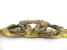 Antique Pediment Bow, Embellishment, Ornament, Fronton. Width 13 INCH.
