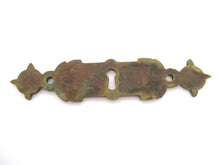 Vintage brass escutcheon. Keyhole cover for restoration decoration and other projects.