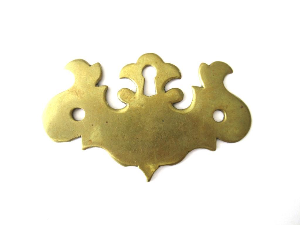 Brass Keyhole cover, escutcheon.