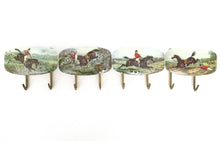 Set of 4 Vintage Wall hooks, Horse, Equestrian Coat Hook.