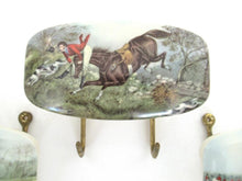 Set of 4 Vintage Wall hooks, Horse, Equestrian Coat Hook.