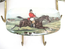 Set of 4 Vintage Wall hooks, Horse, Equestrian Coat Hook.