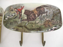 Set of 4 Vintage Horse Wall hooks, Equestrian Coat Hook.