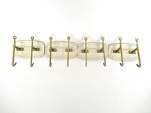 Set of 4 Vintage Horse Wall hooks, Equestrian Coat Hook.