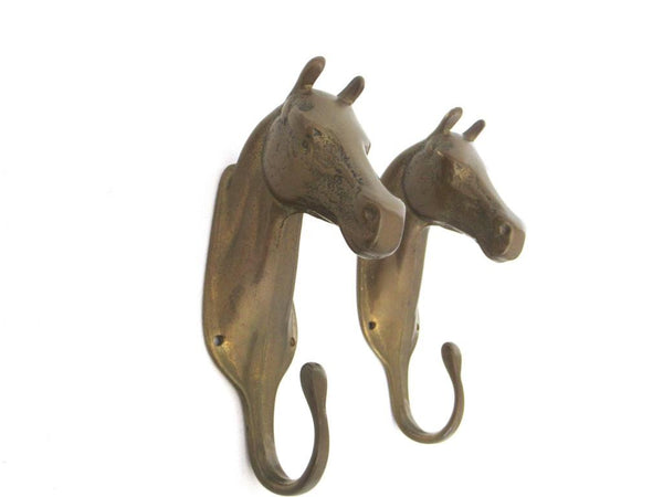 Horse Head Coat Rack with 5 hooks, Equestrian, Horse Stable Decor