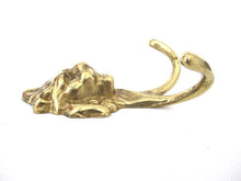 Lion Head Coat hook Wall hook Solid Brass. Decorative animal storage solution, coat hanger.