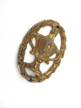Antique Brass Embellishment. Escutcheon, Cup, Trophy, Authentic hardware, restoration supply.