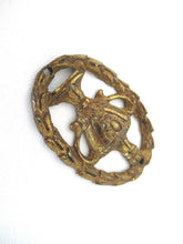 Antique Brass Embellishment. Escutcheon, Cup, Trophy, Authentic hardware, restoration supply.