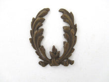 Authentic Brass Wreath applique, Furniture Hardware. Empire embellishment. Restoration supply.