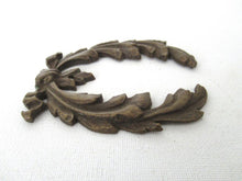 Authentic Brass Wreath applique, Furniture Hardware. Empire embellishment. Restoration supply.