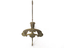 Brass Ornate Victorian style wall hooks, Large Coat Hooks.