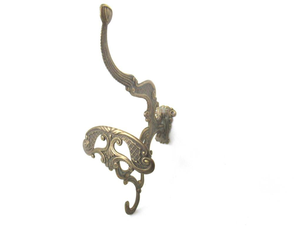 Brass Ornate Victorian style wall hooks, Large Coat Hooks. – UpperDutch