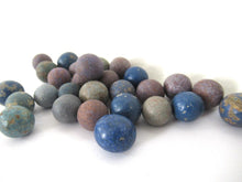 Marbles, Set of 30 Antique Clay Marbles.