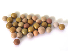Marbles, Set of 30 Antique Clay Marbles.